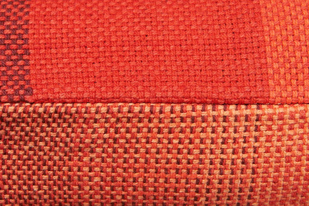 GRADIENT & SQUARES RED - CUSHION COVER-1