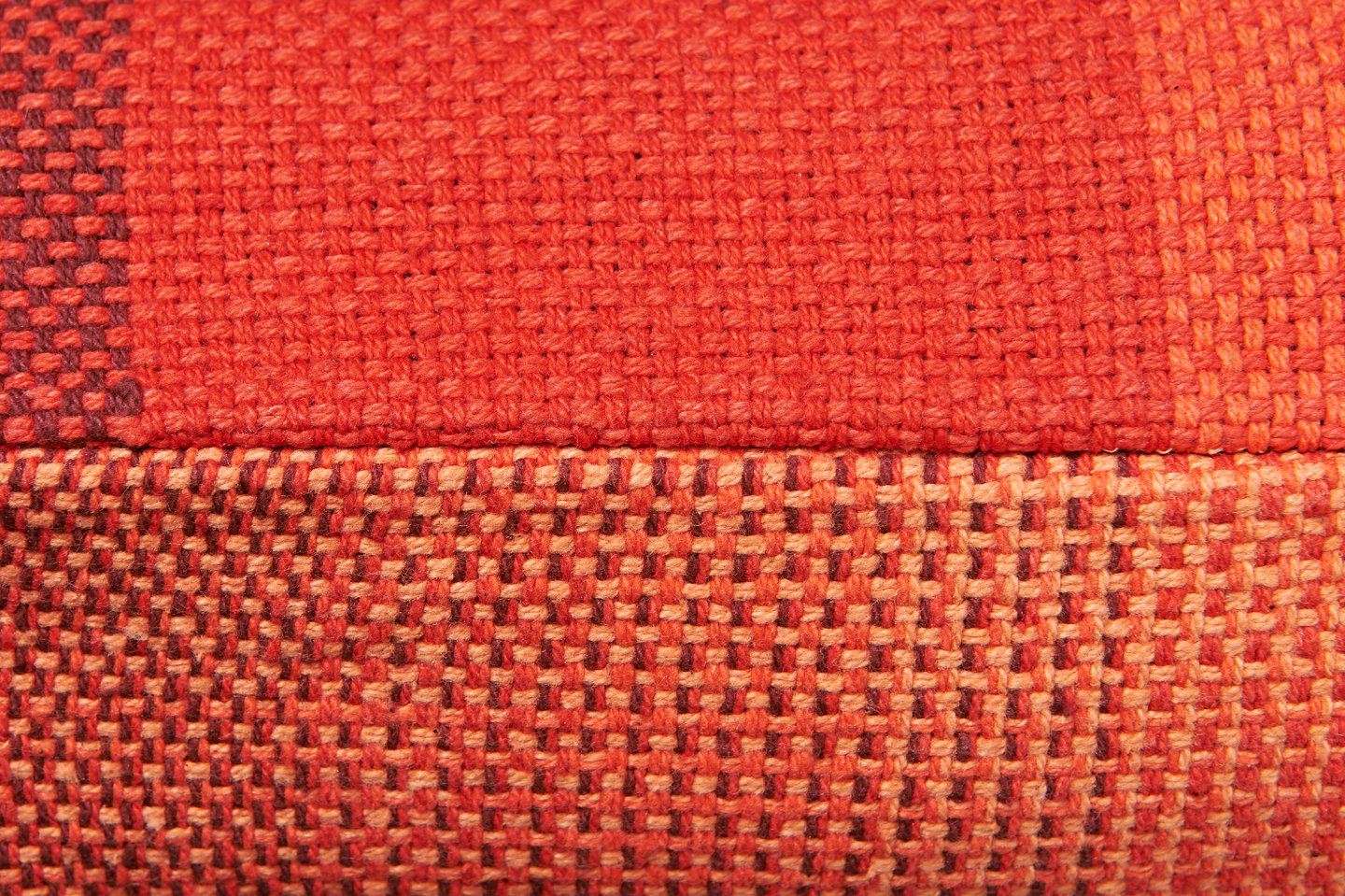 GRADIENT & SQUARES RED - CUSHION COVER-1